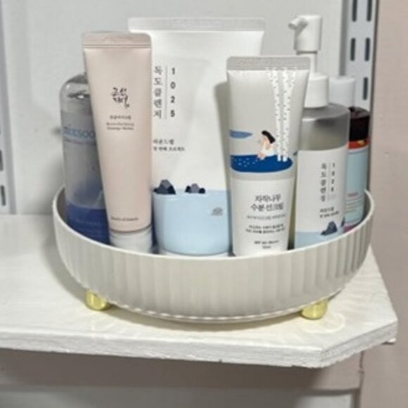 NEW Bathroom Organizers and Storage,Rotating Makeup Organizer Tray for Perfume - Picture 8 of 8